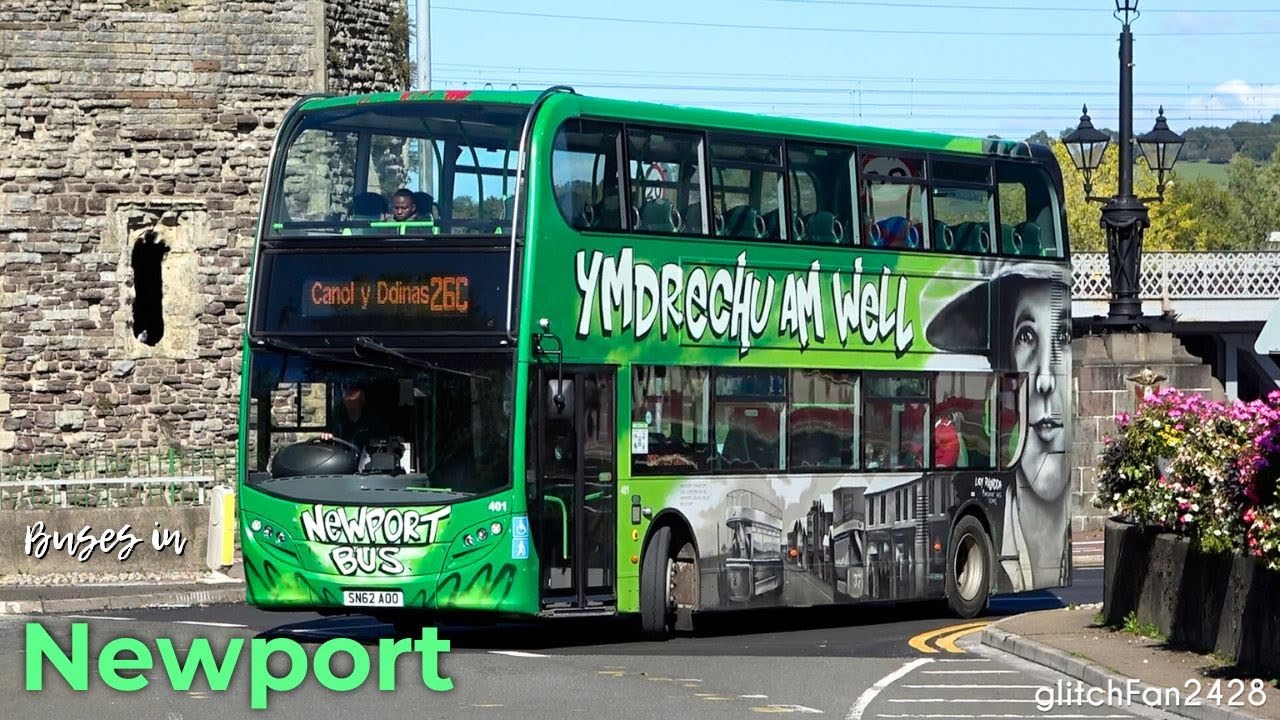 Buses in Newport, Wales 2025