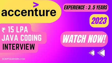 Accenture Coding Interview 2023 | Most Important Java Coding Interview Question | CTC : 15 LPA