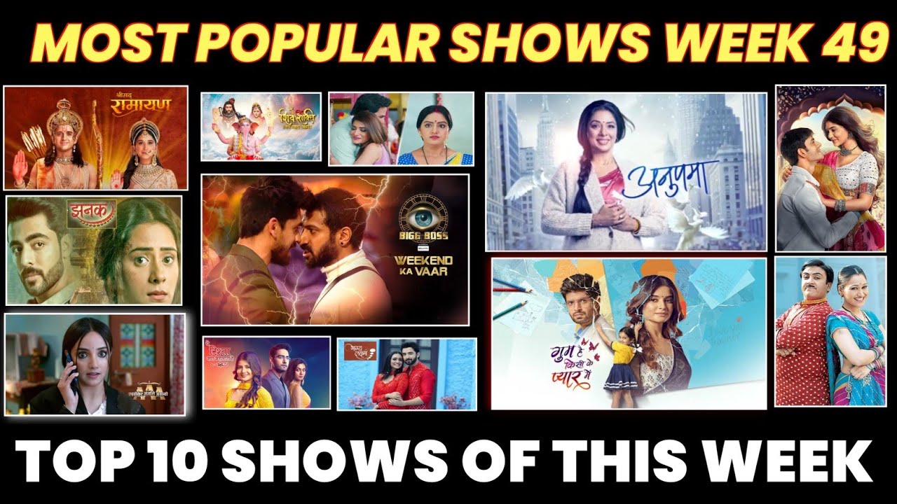 Most Popular Shows of This Week 49 (2024) : Here are the Top 10 Shows ...
