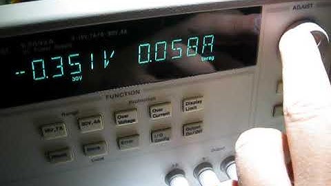 Agilent E3632A Power Supply  - Problem with UNREG 30V/4A