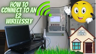 How to Connect to an Emerson E2 Controller Wirelessly