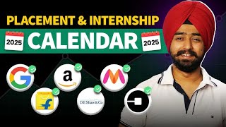 OFF CAMPUS Placement and Internship 2025 Calendar revealed | Which company hires when?