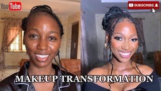 HOW TO DO A FLAWLESS MAKEUP TUTORIAL || BEGINNERS FRIENDLY || MAKEUP TRANSFORMATION ON DARK SKIN by THE ALPHA 257 views 1 year ago 15 minutes