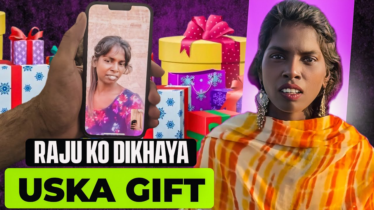 Raju ke liye funny gift from canada 🇨🇦😂 || Raju aur parnaj video call 😍