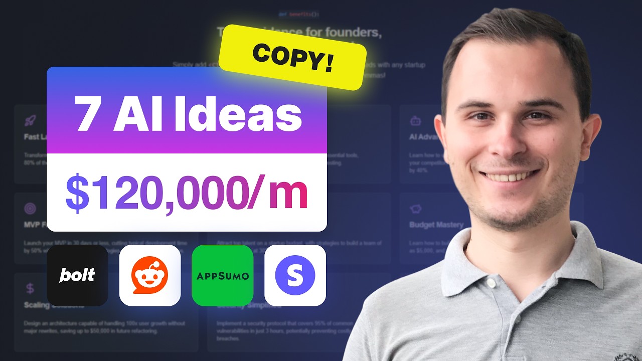 7 - $1M AI SaaS Ideas for Solo Founders with $0 to launch in 2025 - YouTube
