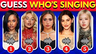 Guess Who’s Singing - 2025 Most Viral Trending Songs 🎤 Tate McRae, Sabrina Carpenter, Gracie Abram Net Worth