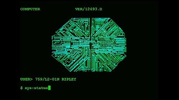 MUTHUR 6000 aka MOTHER - Interactive Nostromo OS | Demo #2 | ASMR