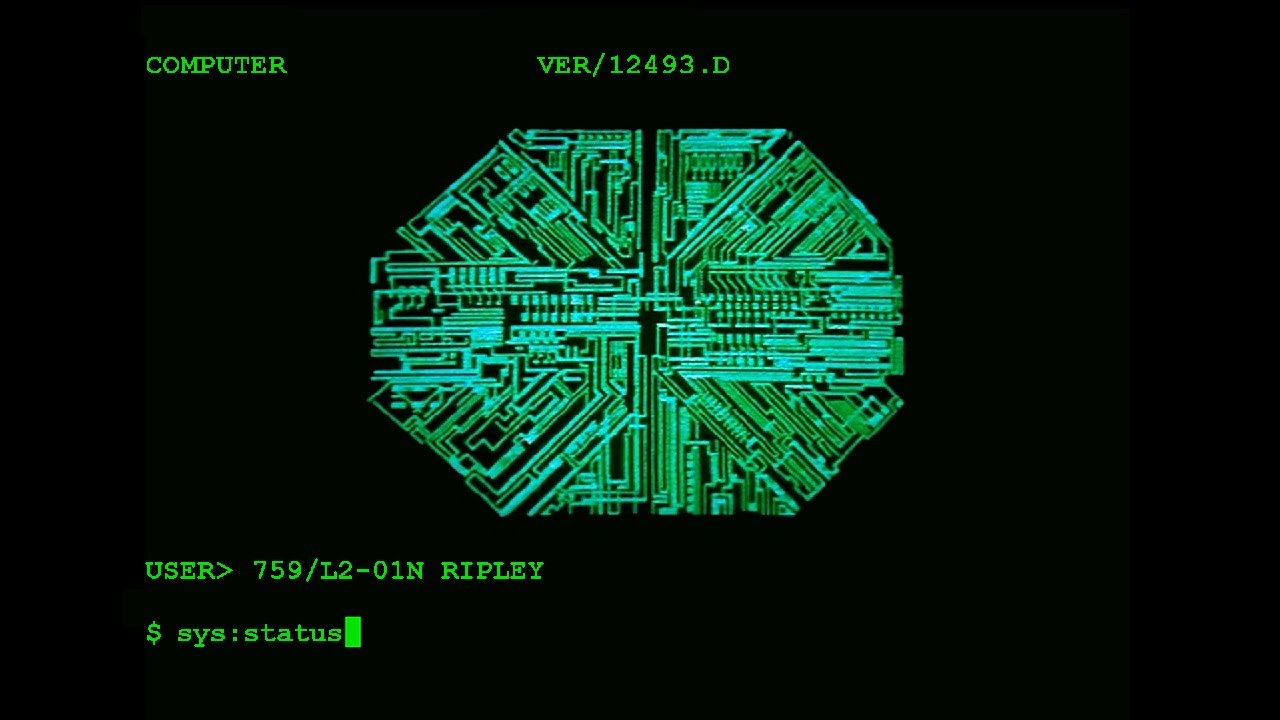 MUTHUR 6000 aka MOTHER - Interactive Nostromo OS | Demo #2 | ASMR