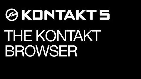 NI Kontakt - Features Review - pt 6 - The Kontakt Browser - How To Tutorial