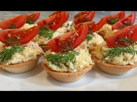 Видео рецепт Тарталетки с сыром
