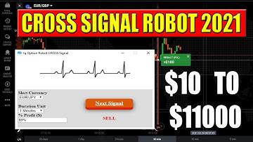 IQ Option Cross Signals Robot 2021 Update - $10 to $11000 Profit in just 5 Mins