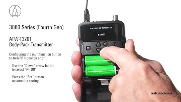 3000 Series (4th Generation) Body-Pack Transmitter | Wireless Systems