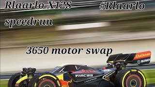 Rlaarlo X12S Buggy speedrun 3650 motor upgrade 3650, 3300kv, 30T pinion @Rlaarlo @HobbyKingOfficial