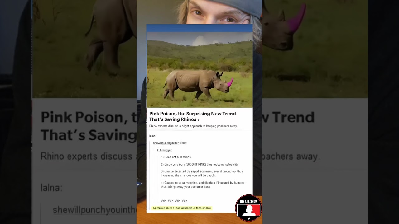 Trend that is saving rhinos. 