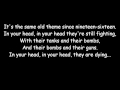 The Cranberries - Zombie (lyrics)