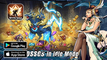 Myth Saga Gameplay (by Games Hub Hong Kong Limited) | (Android/iOS Idle RPG)