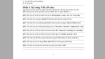 Giới thiệu bộ 10 đề thi thử A1 A2 Viên chức Y tế năm 2025 có đáp án