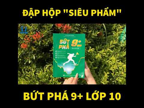 Đập hộp sách BỨT PHÁ 9+ LỚP 10