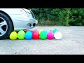 Crushing Crunchy &amp; Soft Things by Car! EXPERIMENT WATER BALLOONS VS CAR