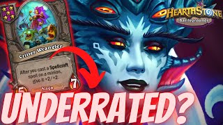 Queen Azshara: IS Critter Wrangler MOST UNDERRATED NAGA? | Hearthstone  Battlegrounds | PATCH  - YouTube