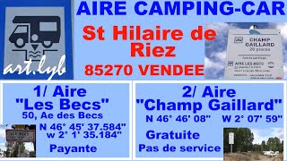 85 Aire camping-car St-Hilaire-de-Riez Hello!camping-car