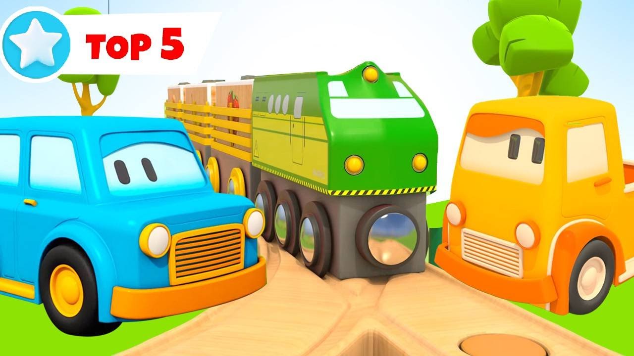 Schlaue Autos - lehrreiche Cartoons für Kleinkinder. Zeichentrickfilme mit Spielzeugautos. TOP-5