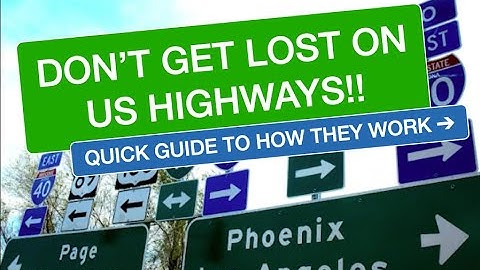 How the US Interstate Highway System Works! You will NEVER look at a road trip the same way again!!