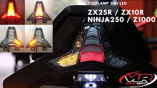 stoplamp 3in1 kawasaki zx25r ninja 250 2018 zx10r z1000