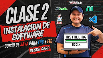 Clase 2  Instalación de Softwares | Curso de Programacion en Java para robotica FRC y FTC.
