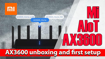 Mi AloT Router AX3600 unboxing and first fast setup