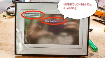 Data Loading.... PLC1 Communication Error Time-Out... HOW TO OPEN MONITOUCH HMI MENU... Fuji HMI