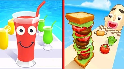 Satisfying Mobile Games 2023 - Juice Run| Sandwich Runner Android iOS Gameplay - NEW APK UPDATE