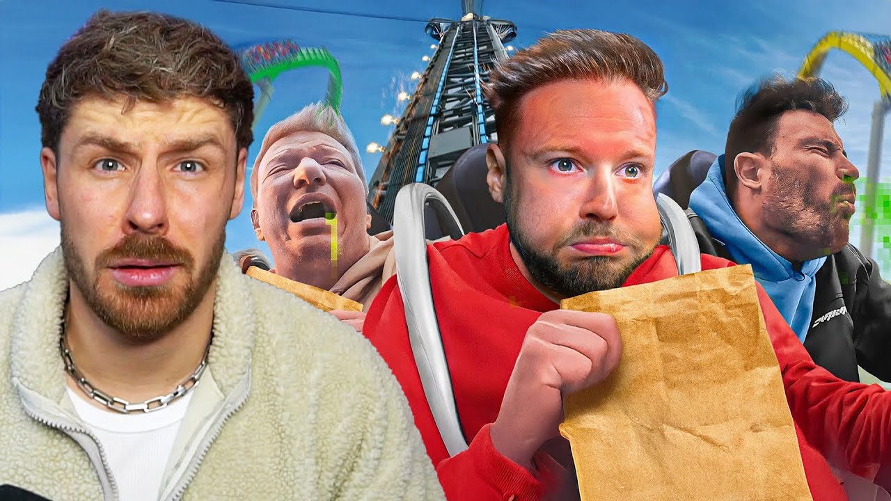 WER muss auf EXTREM Fahrgeschäften zuerst BRECHEN 🤢