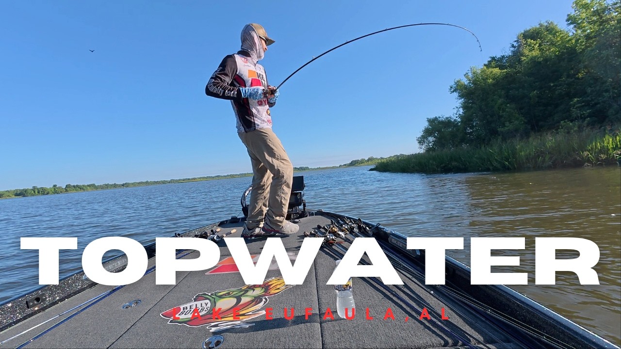 Topwater Explosions – Lake EUFAULA Bass tournament