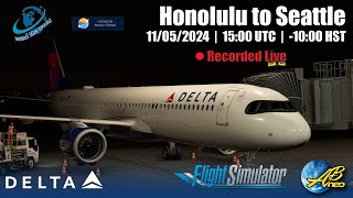 We made it to the West Coast USA |  PHNL-KSEA  |  VatSim  |  