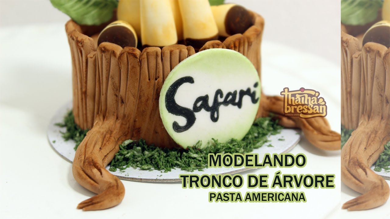 Modelagem tronco de árvore pasta americana YouTube