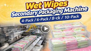 Wet Wipes Secondary Packaging Machine | Multi Pack Wet Wipes Packaging Machine