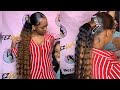 Natural Hair Press Out & Slay✨A Low Ponytail | BeautyForeverHair