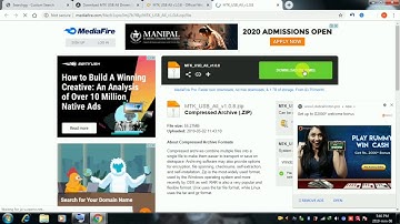 How To Install Usb MTK Mtk65xx Preloader On windows 7 64bit 32bit tutorial 2019