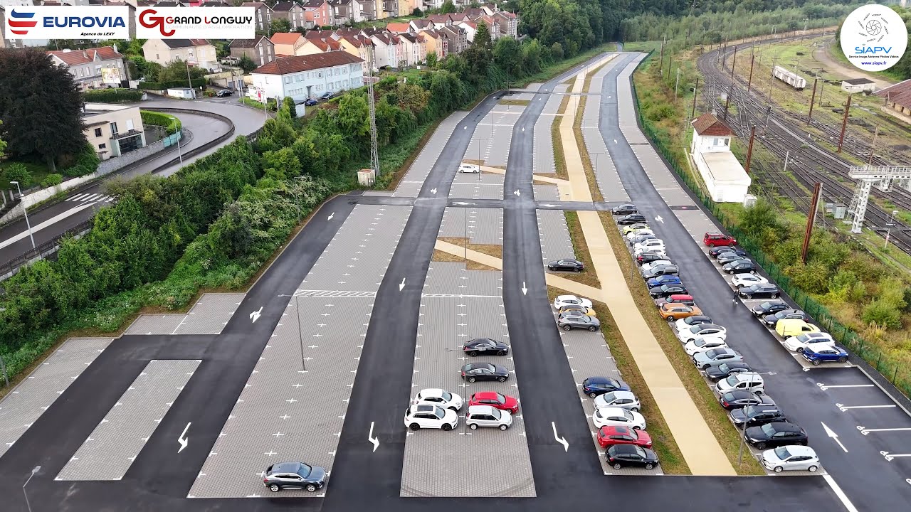 Vidéo de la réalisation du Park & Ride (P+R) à Longwy-Bas