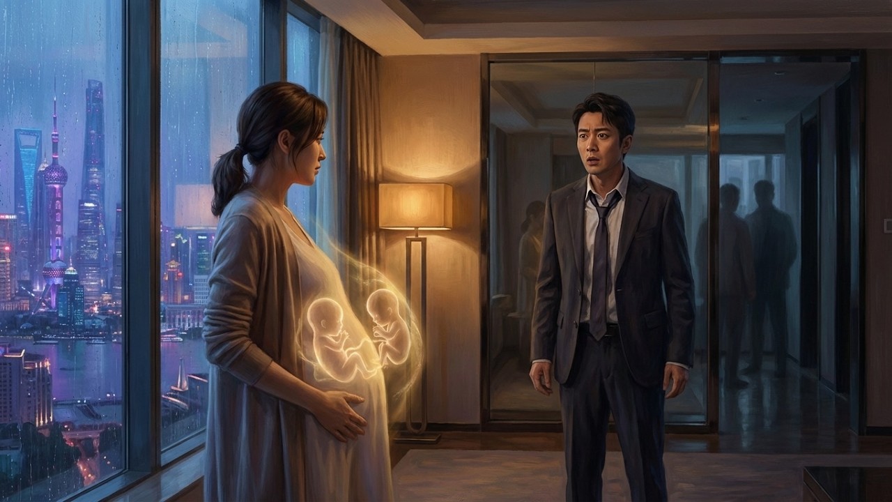 Justo antes de nuestro divorcio, él escuchó las voces de mis gemelos no nacidos y...| Ficción AI