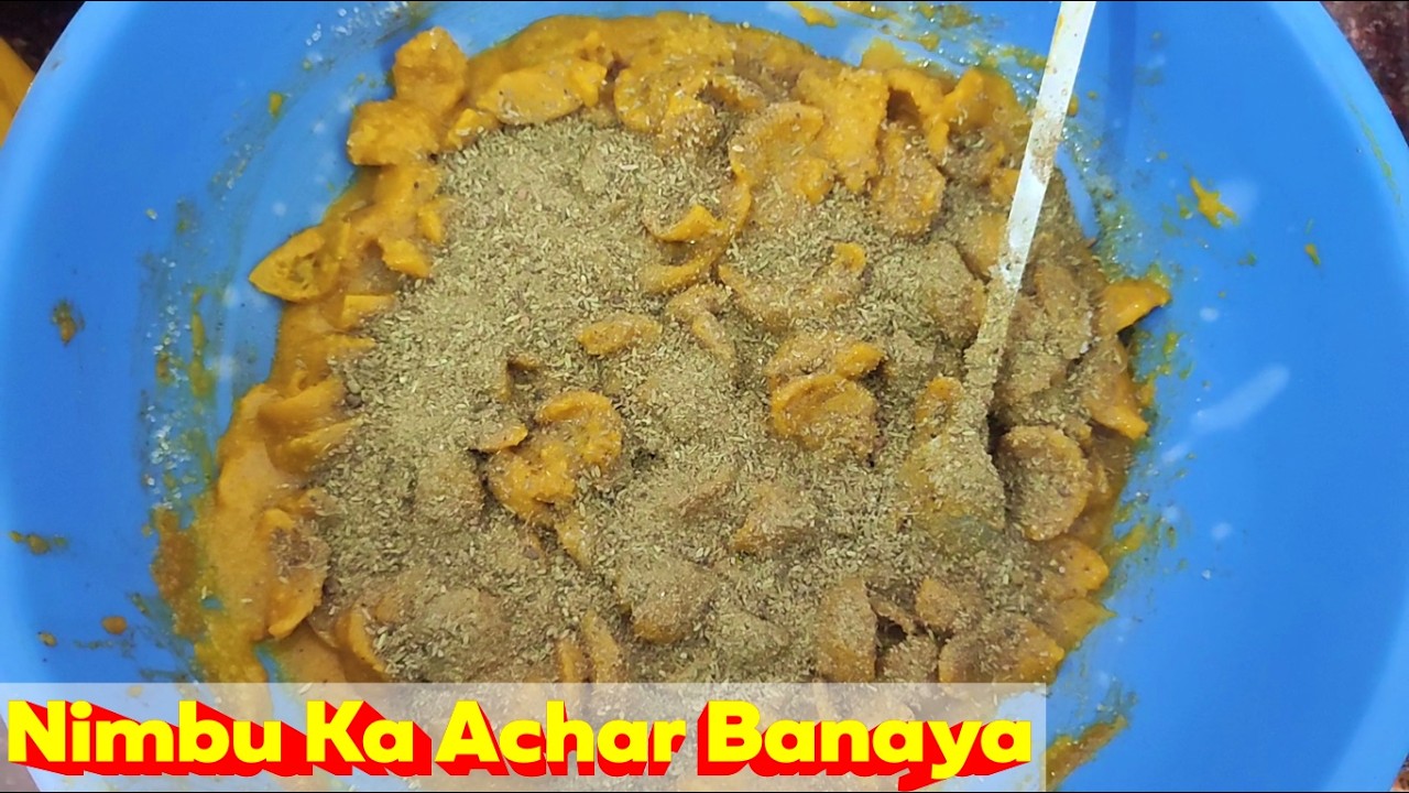 Homemade Lemon Pickle from Our Old House | Traditional Ayurvedic Flavor