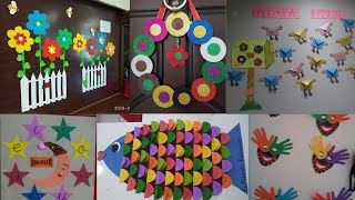 Preschool decoration ideas/Classroom decoration design/wall painting decoration/hanging decoration