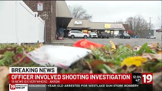 Akron police shoot man pointing semi-automatic handgun at citizens
