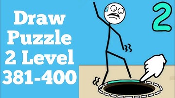Draw Puzzle 2 : One line one part Levels 381-400 WalkThrough Solution | Fazie Gamer