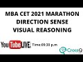 MBA CET 2021 MARATHON I DAY 27 I Visual Reasoning I Direction Sense I