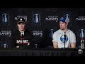 Josh Doan & Beck Malenstyn Media Availability | Buffalo Sabres x 2026 NHL Playoffs