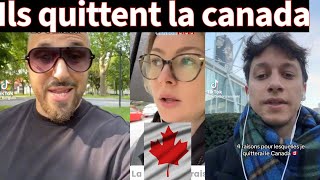 De Nombreuses Personnes quittent le Canada 🇨🇦 
