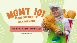 MGMT 101 : Introduction To Management | Assignment 2 | By Nur Irdina Maisarah