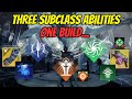 This build is crazy three subclass abilities one build  stasis warlock osmiomancy build destiny 2